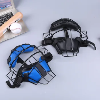  бейсбол софтбол защита головы дети взрослые классические спортивные тренировки снаряжение протектор регулируемая стальная защитная маска для лица