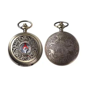  Винтажный бронзовый компас карманные часы дизайн на открытом воздухе походы навигация металлический портативный компас