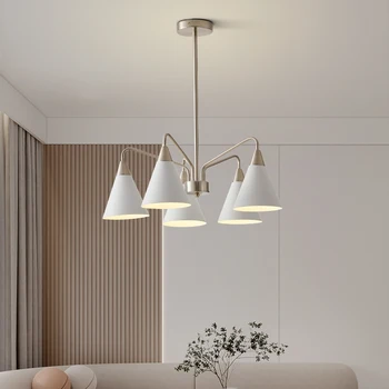 Винтажный железный подвесной светильник Французская столовая Спальня Американские люстры для гостиной Кухонные осветительные приборы AC85-265V