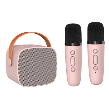 Двойной микрофон Детский караоке-автомат для детей и взрослых Пение Bluetooth Беспроводной динамик Игрушки Подарок для дома День рождения