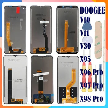 Для Doogee V10 V11 V30 V-Max V30T V31GT V30Pro S100 S100Pro S110 X95 X96 Pro X97 Pro X98 Pro+ ЖК-дисплей + сенсорный экран