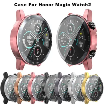 Для Huawei Honor Magic Watch 2 46 мм Покрытие из ТПУ Крышка Защитный чехол Защитная пленка для экрана Мягкая оболочка для Magic2 Защитный чехол