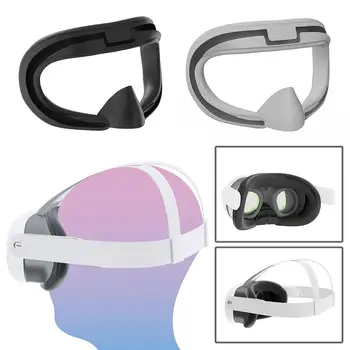 Для Oculus Meta Quest3 Светозащитная маска для глаз Потная накладка для лица VR Аксессуары для пота Моющаяся пыленепроницаемая подушка S4X1