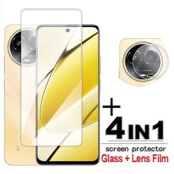 Для Realme 11 5G Стекло для Realme 11 Закаленное стекло 6,72 дюйма Прозрачная HD защитная пленка для экрана для Realme 11 Lens Flim