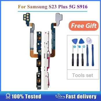  для Samsung Galaxy S23 Plus 5G S916 Выключатель питания Включение/выключение Громкость Кнопка управления Гибкий кабель Замена запасной части