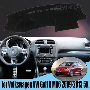 Для Volkswagen VW Golf 6 MK6 2009-2013 5K Правый Левый Руль Хороший Полиэфирный Материал Анти-Легкий Автомобильная Крышка Приборной Панели Коврик