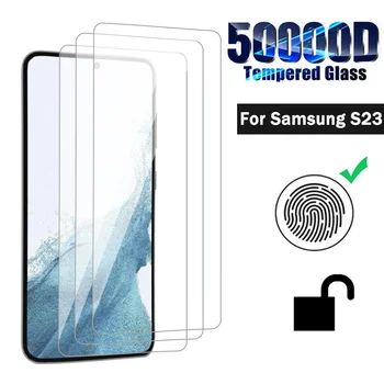  Закаленное стекло для Samsung Galaxy S23 S23Plus Прозрачная защитная пленка для экрана для Samsung S23 5G Антицарапина Стеклянная пленка