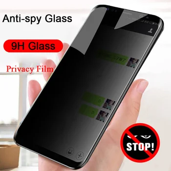 Защитная пленка для экрана от шпионажа для Galaxy A6 A8 Plus 2018 A7 A9 2018 Закаленное стекло для Samsung A51 A71 A50 A50 A70 A30 A31 Magic Privacy