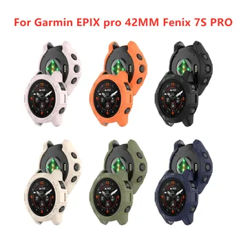  защитная пленка для экрана чехол для Garmin EPIX pro 42MM Fenix 7S PRO Smart Watch Защитная крышка бампера Защитная рамка