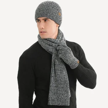 Зимние перчатки-шарфы из трех частей сохраняют тепло Вязаные шарфы Вязаные шапки Мягкие