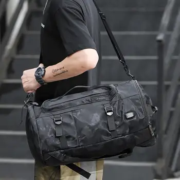 камуфляж тренажерный зал водонепроницаемый баскетбольный рюкзак мужской большой спортивный отделение с дорожной сумкой сумка на плечо женский рюкзак S Y0Q4