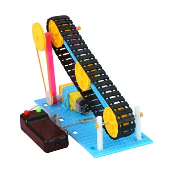 конвейерная лента игрушка для начальной школы пакет материалов 3D ручной работы для учащихся Ремесла Хобби Stem Проект Научные эксперименты Наборы для научных экспериментов