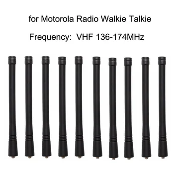 Лот 10 шт. VHF 136-174 МГц гибкая штыревая антенна для Motorola Walkie Talkie GP338 GP328 GP3188 GP68 GP340 GP88S GP88 CP140 и т. Д