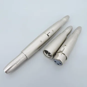 микрофон 3-контактный XLR Штекер Штекер для 1/4 дюйма 6,35 мм 6,5 мм Моно Гнездо Разъем Аудиокабель Микрофон Адаптер A
