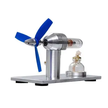 Модель двигателя Стирлинга, популяризация науки о физике пара, научный эксперимент, игрушечная образовательная модель для выработки электроэнергии, золото своими руками