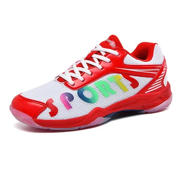 Модная противоскользящая спортивная обувь для бадминтона Износостойкие кроссовки для настольного тенниса Дышащая обувь для бадминтона для женщин