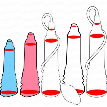 Мужской насос для пениса Водяной вакуумный насос для мужчин Насос для увеличения пениса Удлинитель члена Упражнения для члена Насос Головка Тренер Взрослые Секс-игрушки