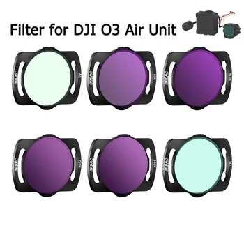  Набор фильтров объективов для воздушного блока DJI Avata/O3 UV CPL ND 8/16/32/64 Поляризатор Объектив камеры Оптическое стекло Алюминиевая рама Фильтры для дронов