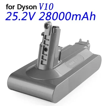 Новый аккумулятор 25,2 В 12800 мАч Сменный аккумулятор для Dyson V10 Абсолютный беспроводной пылесос Ручной пылесос Dyson V10 Батарея Dyson V10
