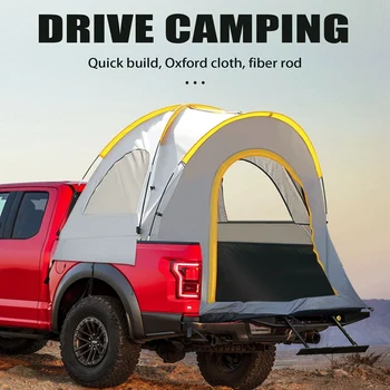 Новый пикап Кемпинг Tenk 5,5 '-6 ' Водонепроницаемая палатка для грузовика Pu2000 мм Двухслойная для 2-местной портативной спальной палатки