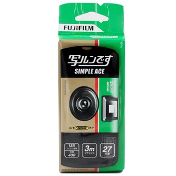 Одноразовые пленочные фотокамеры Fujifilm SIMPLE ACE ISO 400 Power Flash 27 Одноразовая одноразовая пленочная камера