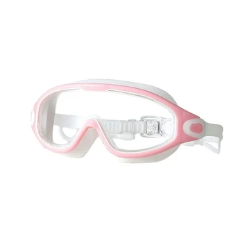 Очки для плавания HD Очки с защитой от запотевания Маска для дайвинга Подходит для любой формы лица С берушами Очки для взрослых Очки для плавания
