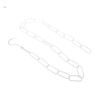 Пластиковый магазин одежды Витрина магазина Подвесные цепные крючки с 23 кольцамиВешалка Hous