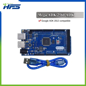 Плата Mega 2560 R3 16AU Материнская плата 2012 Google Open ADK (для совместимого кабеля Mega 2560 ATmega2560-16AU + USB