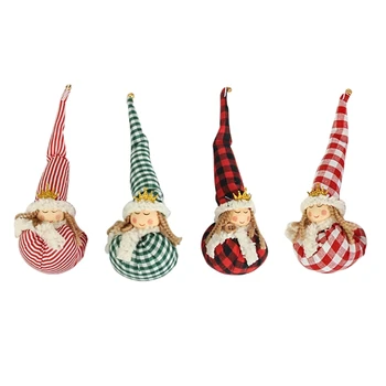 Плюшевые игрушки для украшения рождественской елки Плюшевые подвесные украшения