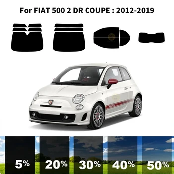  предварительно нарезанная нанокерамика автомобиль УФ тонировка окон комплект автомобильная оконная пленка для FIAT 500 2 DR COUPE 2012-2019