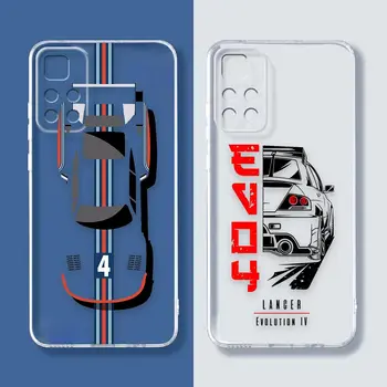 Прозрачный чехол для телефона Redmi NOTE 12 11 11T 10 9 8 7 Pro PLUS 4G 5G Чехол Funda Coque Shell Japan Tokyo Racing Sports Car JDM Drift