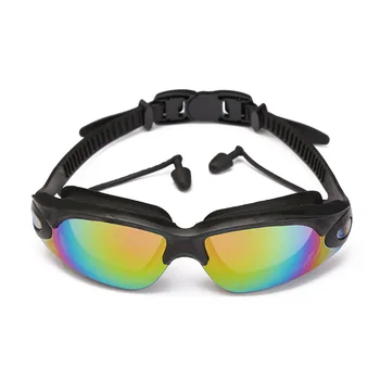  Противотуманные очки для плавания Беруши Профессиональная силиконовая шапочка для плавания для взрослых Очки для бассейна Оптические водонепроницаемые очки для плавания