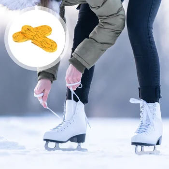  Профессиональный хоккей на льду Шнурки Вощеные шнурки Защита от замерзания Шнурки для обуви с защитой от переломов для спорта Лыжи Хоккей