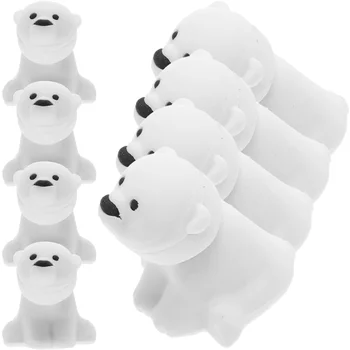 Резиновые ластики в форме белого медведя Ластики для рисования Ластики Мини-карандаш Ластик Канцелярские принадлежности для изучения Подарки для детей