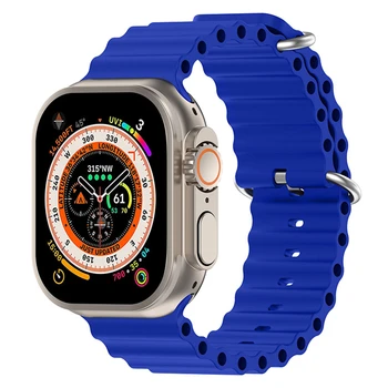 Силиконовый спортивный ремешок для iWatch 8Ultra Watchband Correa Браслет для iWatch Series 1 2 3 4 5 6 7 8