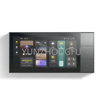 Система Android 6-дюймовая многофункциональная центральная панель управления умным домом Tuya для умного дома в ЕС с шлюзом Zigbee и ЖК-дисплеем