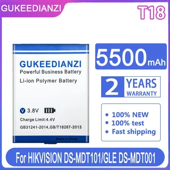 Сменный аккумулятор GUKEEDIANZI T 18 5500 мАч для батареи HIKVISION DS-MDT101 / GLE T18