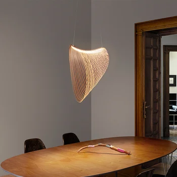 Современные светодиодные подвесные светильники для кухни, столовой, гостиной, деревянной отделки, подвесной лампы, потолочные люстры, освещение Nordic