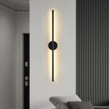 современный светодиодный настенный светильник для гостиной подставка канделябр прикроватная лампа