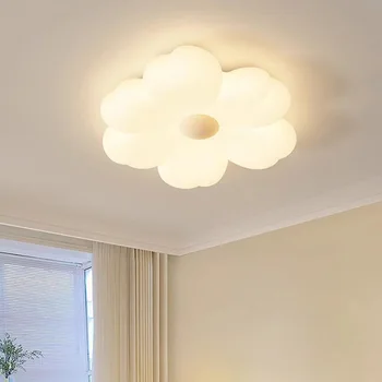 Современный светодиодный потолочный светильник для гостиной Умная спальня Ресторан Потолочные светильники в форме цветка Домашний внутренний декор Светильники