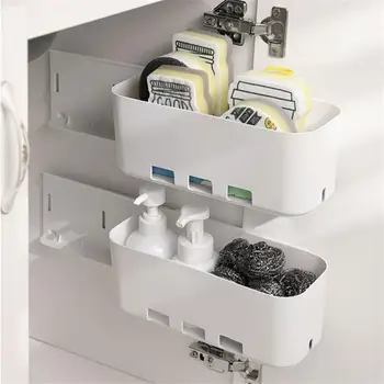  Стеллаж для хранения Выдвижной выдвижной Многофункциональный кухонный шкаф Бесшовный многофункциональный кухонный шкаф Шкаф выдвижного типа Полка шкафа Белый