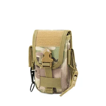Тактический чехол для подсумка Molle, сумка для мобильного телефона 600D, сумка для ремня военного камуфляжа