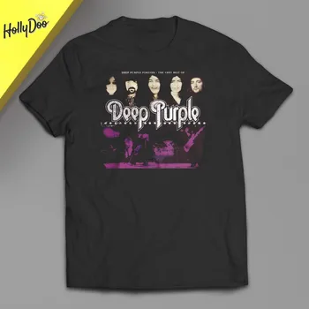 Темно-фиолетовая обложка Фотоальбом Художественная футболка Хлопок Гребенчатая футболка 30-х