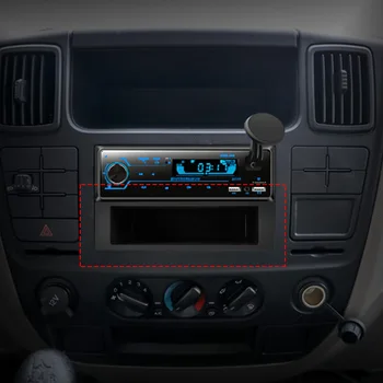 Универсальный автомобильный двойной 1 Din Dash Подстаканник Держатель Коробка для хранения Пластиковый для стерео радио