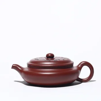 Чайник Цзыша ручной работы Dahongpao Meixiang, горшок ручной работы Исин, посуда кунг-фу, посуда из фиолетовой глины для пуэра зеленого и черного