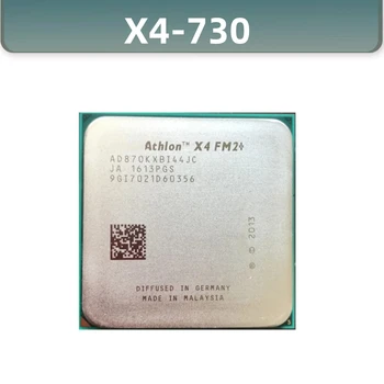 Четырехъядерный процессор Athlon X4 730 с тактовой частотой 2,8 ГГц AD730XOKA44HJ разъемом FM2