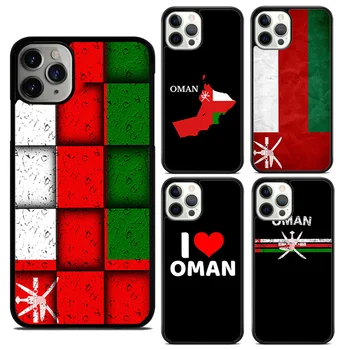 Чехлы для мобильных сотовых телефонов с флагом Омана для iPhone 15 14 12 13 mini 6 7 8 PLUS X XS XR 11 PRO MAX SE 2020 Coque Fundas