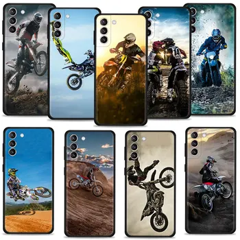 Чехол для Samsung S10e S21 Plus S22 Ultra 5G S9 S20 FE 2022 S10 S7 S8 Phone Coque Motocross Dirt Bikes