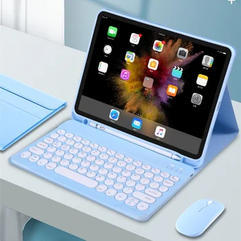 Чехол для клавиатуры Samsung Galaxy Tab S6 Lite 10,4-дюймовый чехол для Tab S6 Lite 10.4 P610 P615 Клавиатура Funda