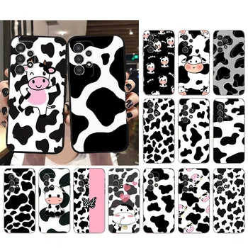 Чехол для телефона с печатью коровьего молока для Samsung A52S A21S A33 A23 A13 A14 A32 A52 A53 A54 A51 A71 A73 A72